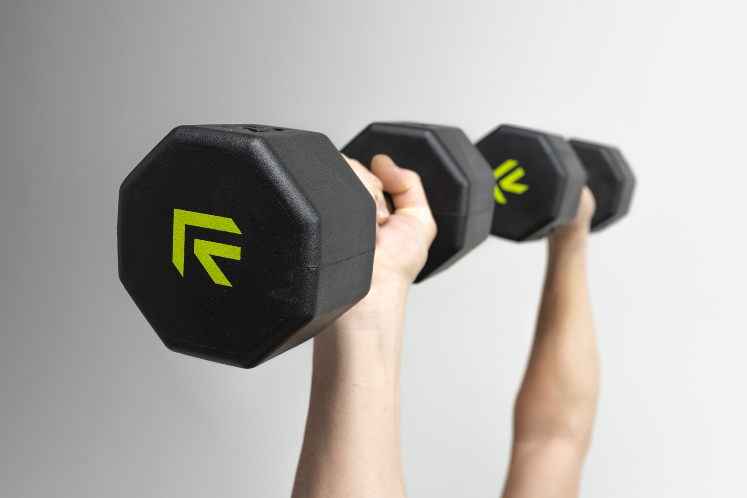 Octo Rubber Dumbbell (sold individually) by Rage Fitness