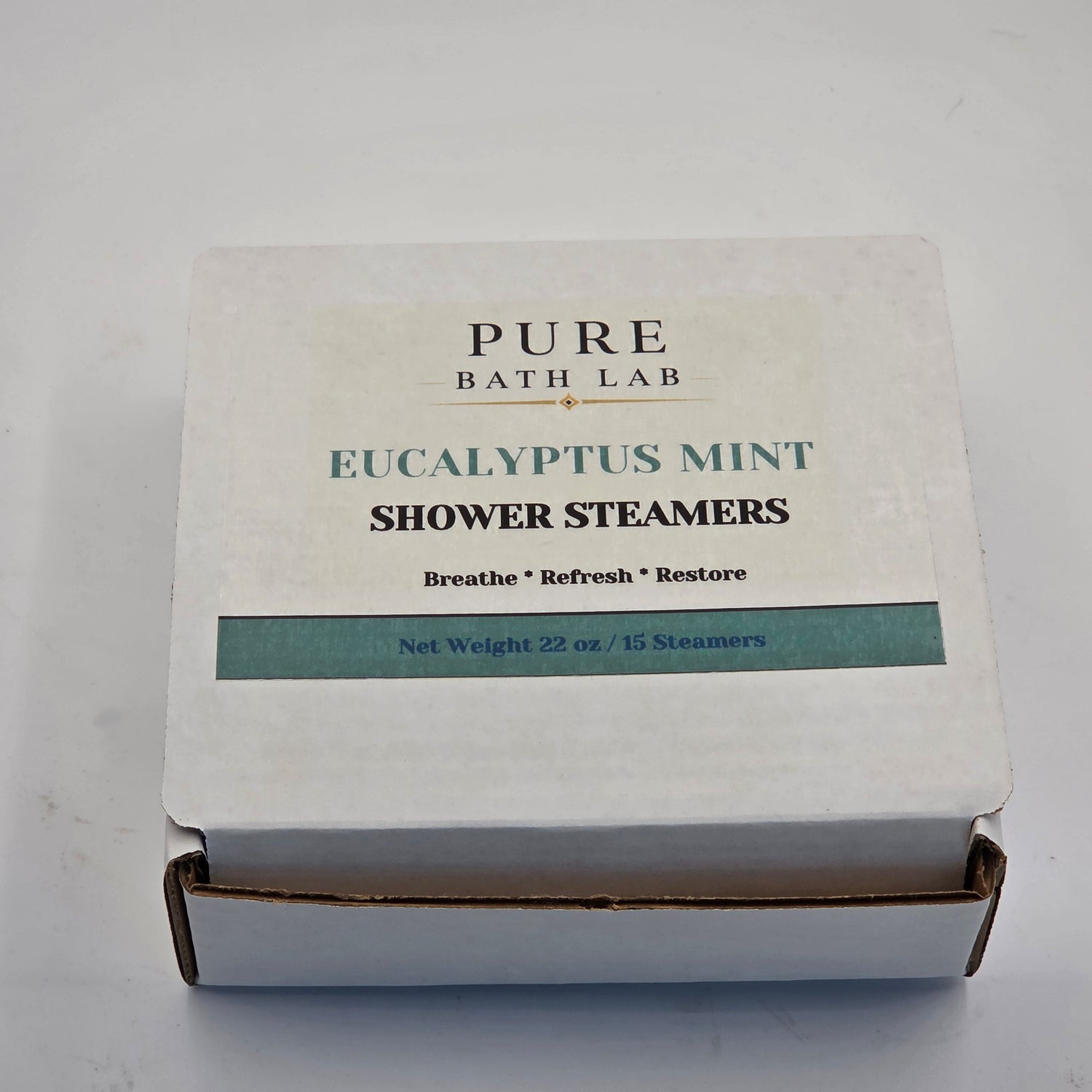 Eucalyptus Mint - Breathe Easy Shower Steamers - Sinus Relief Eucalyptus Menthol (15 count) by Spa Pure