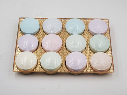 12 Aromatherapy Shower Steamers - NEWEST - Most Popular scents - 100% Essential Oil Blends - individually wrapped 1.6 oz each by Spa Pure