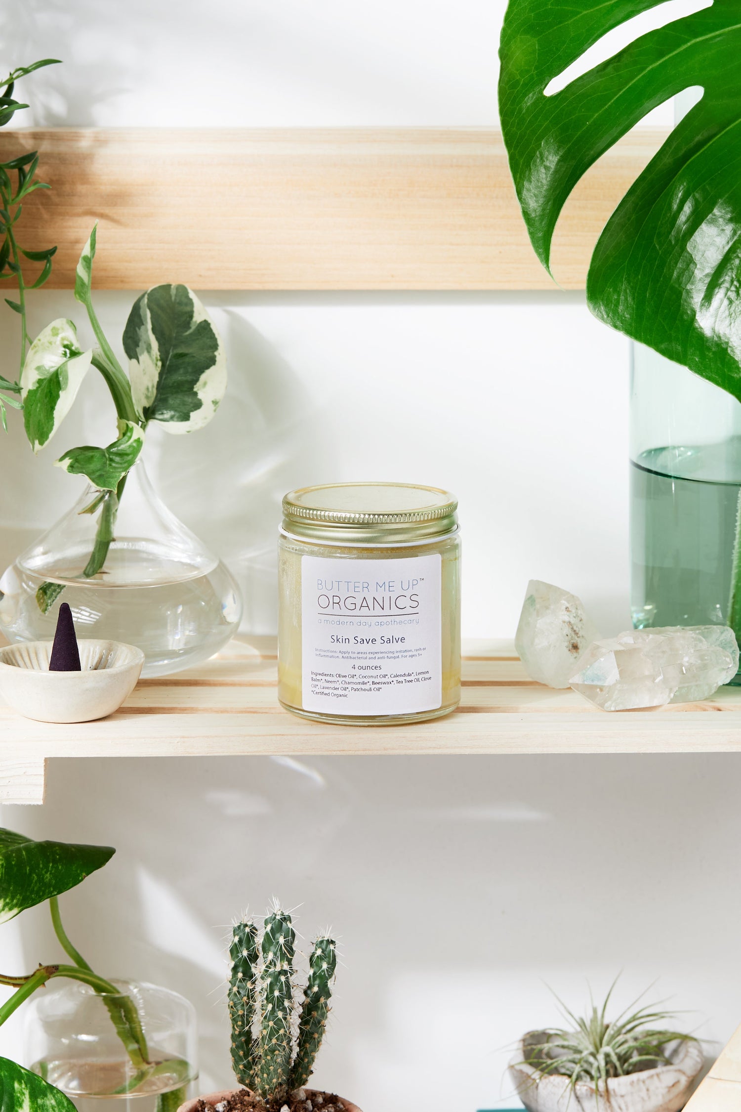 Skin Save Salve / Organic / Herbal Fungal Salve / Anti Fungal / Antibacterial by Butter Me Up Organics