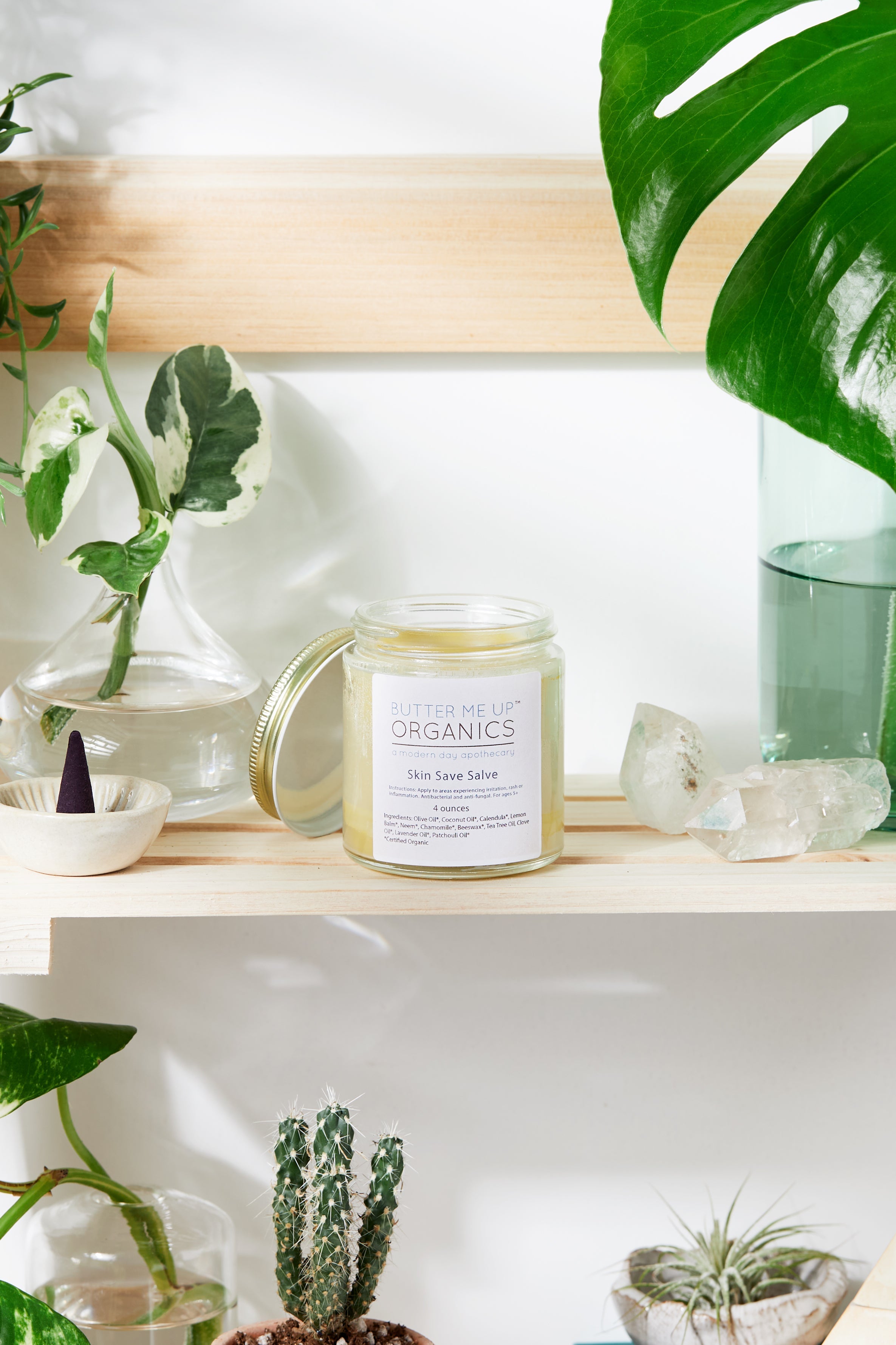 Skin Save Salve / Organic / Herbal Fungal Salve / Anti Fungal / Antibacterial by Butter Me Up Organics