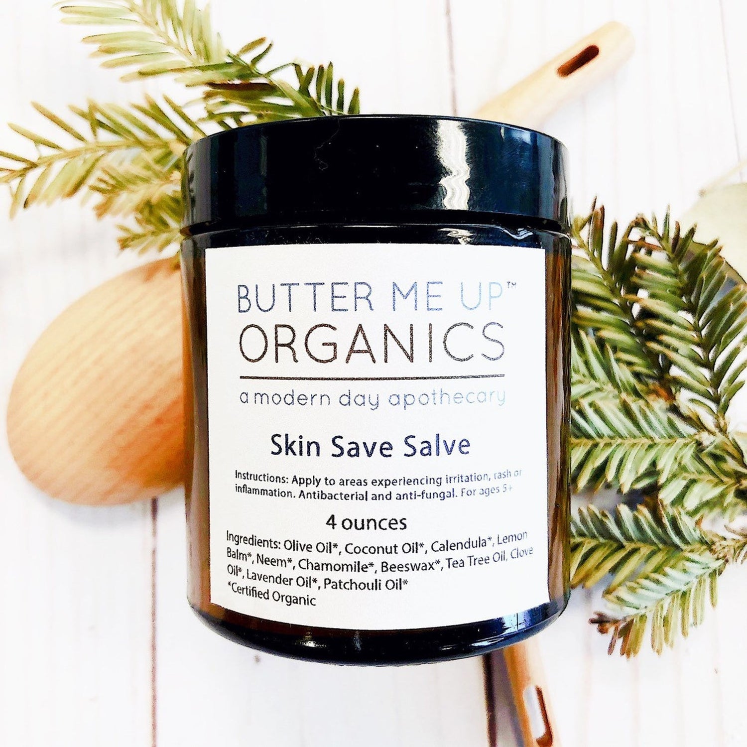 Skin Save Salve / Organic / Herbal Fungal Salve / Anti Fungal / Antibacterial by Butter Me Up Organics