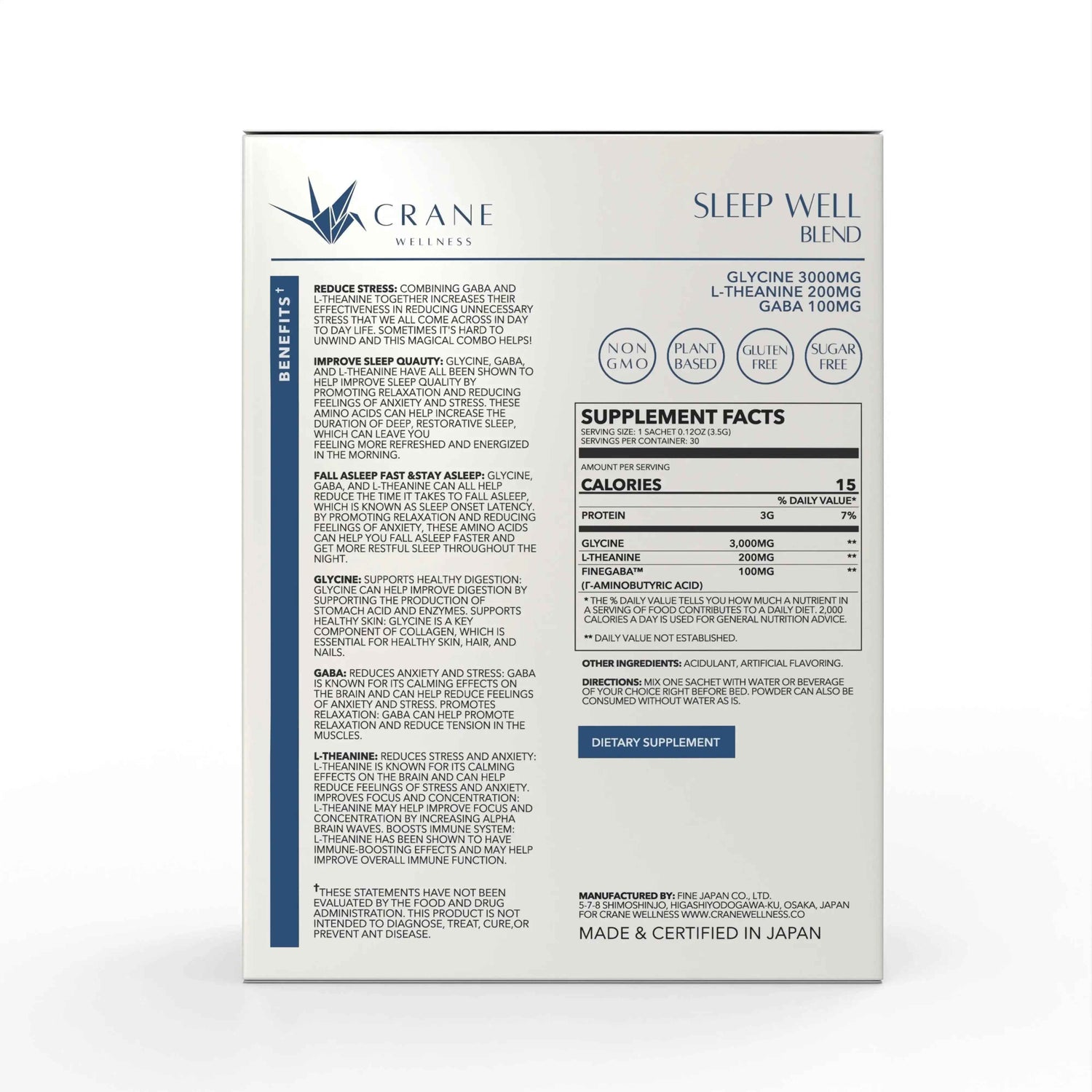 Sleep Well Blend by Crane Wellness