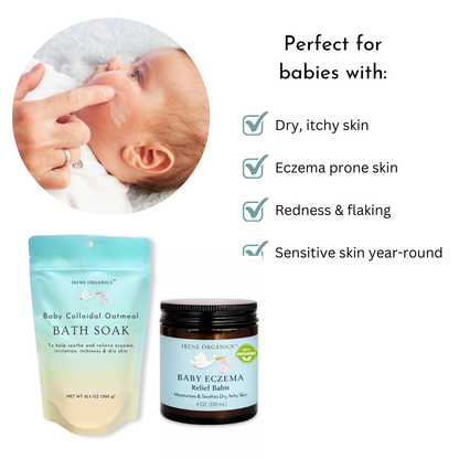 Eczema Baby Skincare Duo by Irene Organics