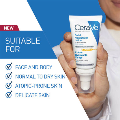 Cerave AM Facial Moisturising Lotion SPF30 for Normal to Dry Skin by Dista
