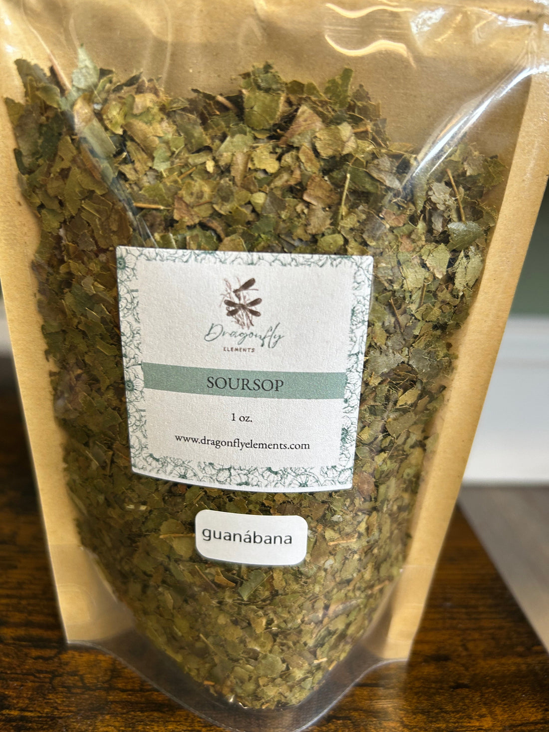 Organic Soursop Leaf Coarse Cut by Dragonfly Elements