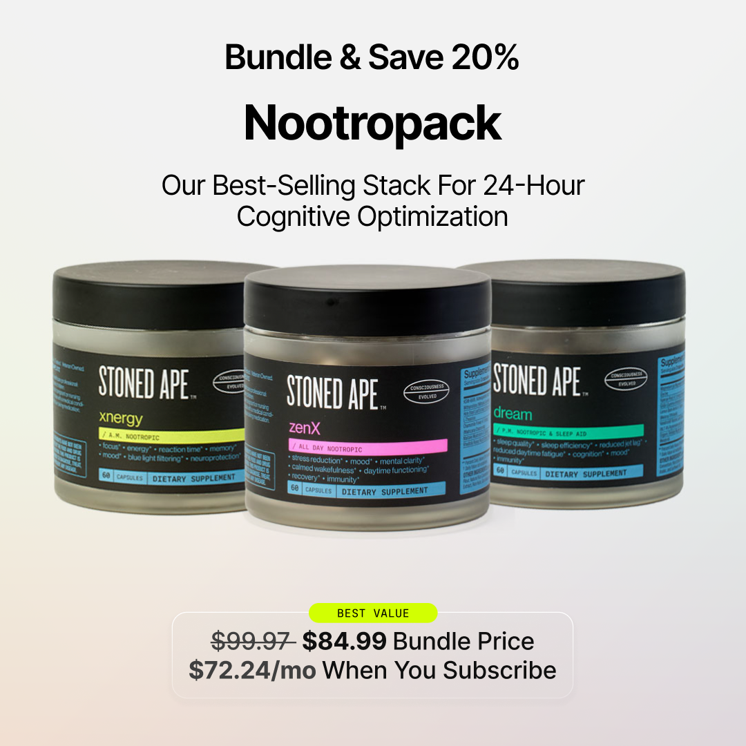 ZenX: Mood Support Nootropic by Stoned Ape, Inc