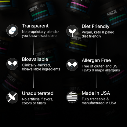Xnergy: A.M. Nootropic for Calm Energy, Focus &amp; Motivation by Stoned Ape, Inc