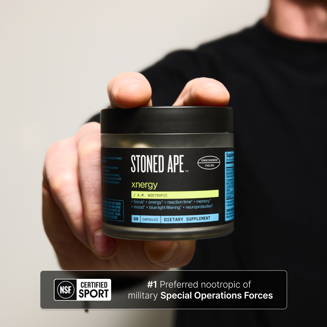 Xnergy: A.M. Nootropic for Calm Energy, Focus &amp; Motivation by Stoned Ape, Inc