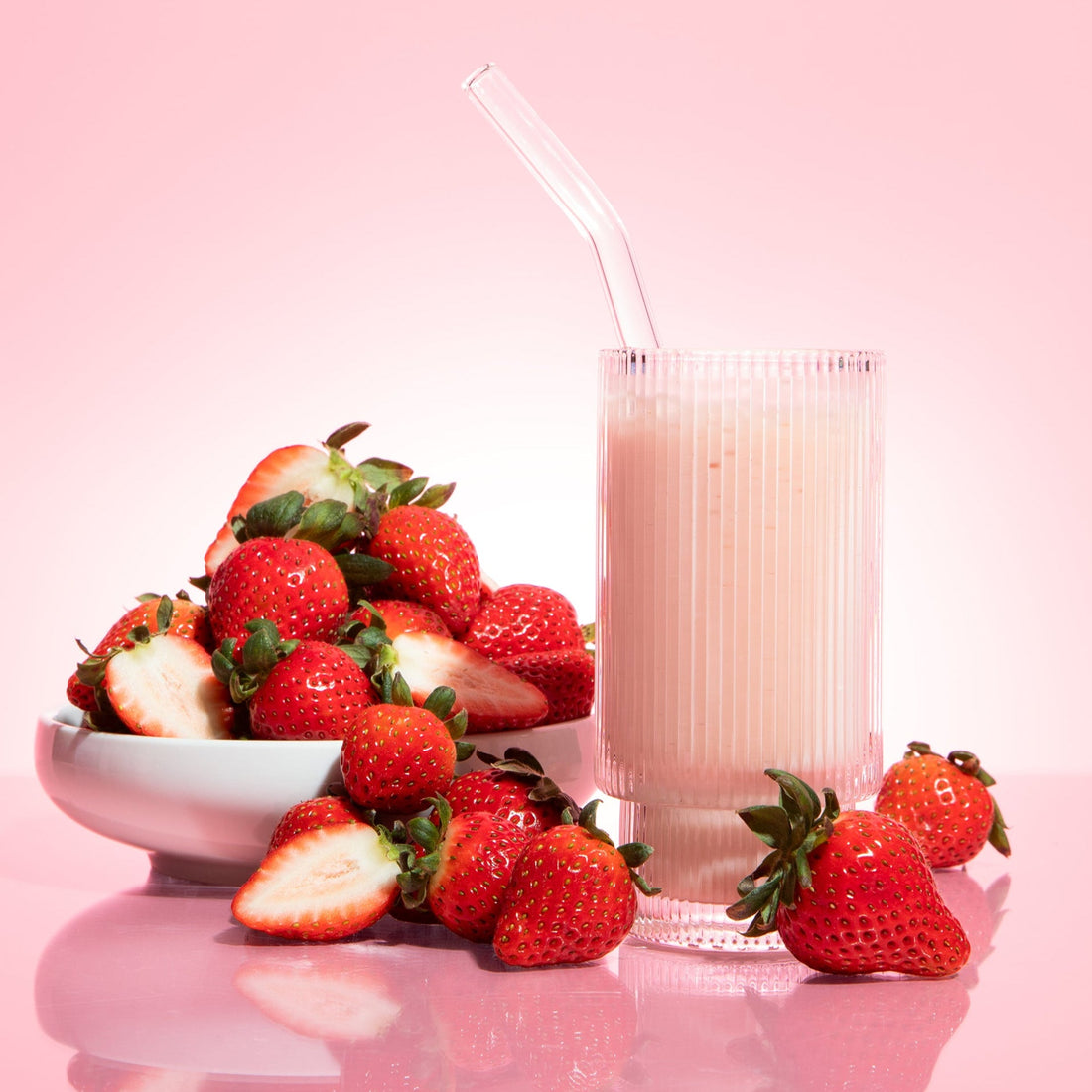 30G Protein Strawberries &amp; Cream Biocare Dietary Beverage (14-Count) by Biocare