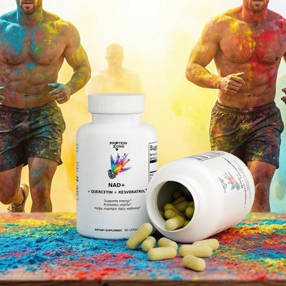 NAD+ Complex | Cellular Energy &amp; Aging Support with Resveratrol by Protein Zone