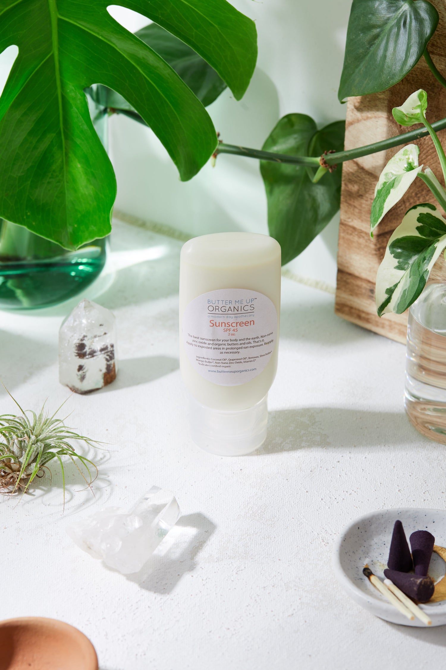 Natural Organic Sunscreen / Safe Sunscreen / Non-Nano Zinc Oxide Sunscreen / Sun Protection / Butter Me Up Organics by Butter Me Up Organics