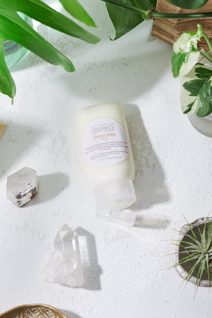 Natural Organic Sunscreen / Safe Sunscreen / Non-Nano Zinc Oxide Sunscreen / Sun Protection / Butter Me Up Organics by Butter Me Up Organics