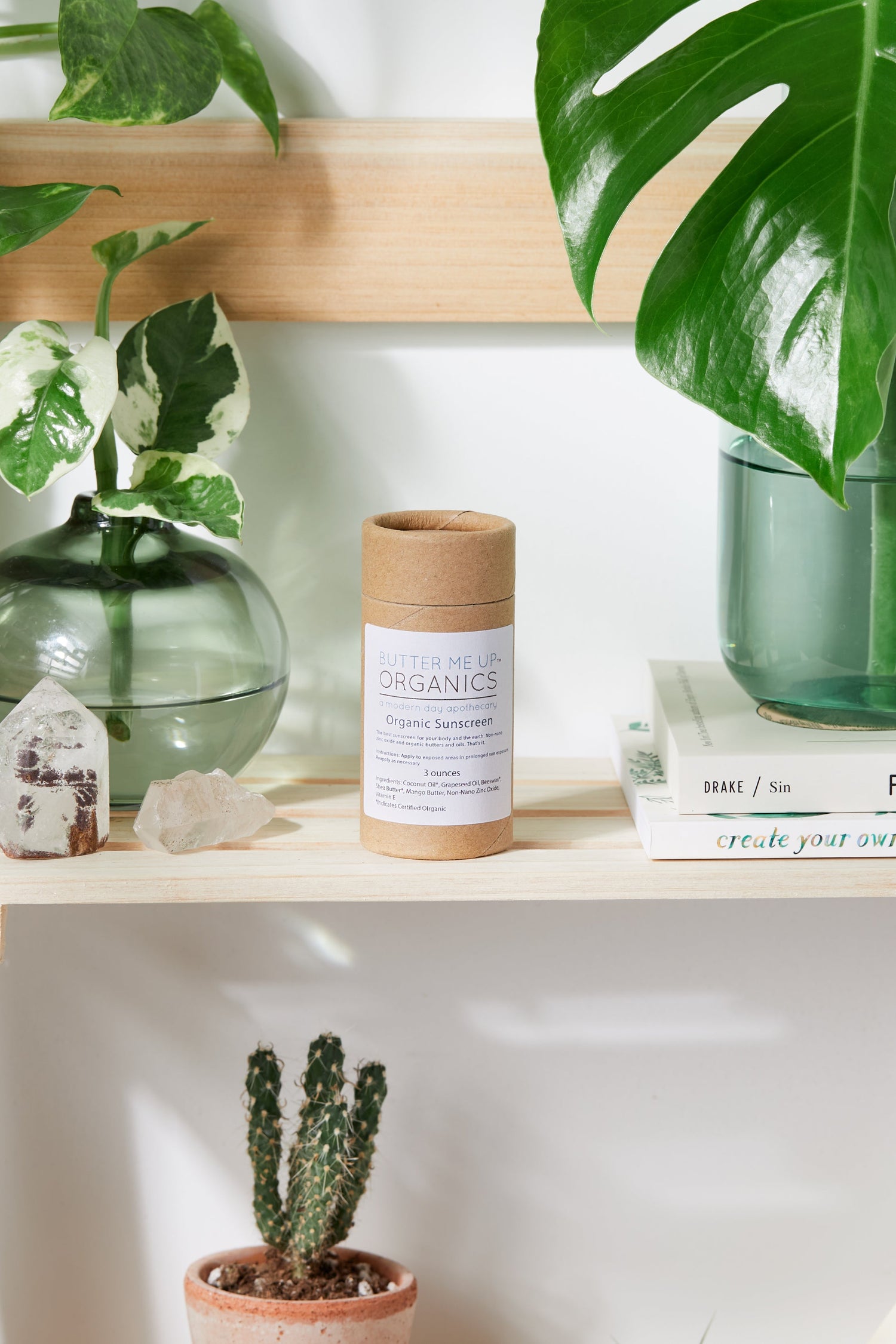 Natural Organic Sunscreen / Safe Sunscreen / Non-Nano Zinc Oxide Sunscreen / Sun Protection / Butter Me Up Organics by Butter Me Up Organics