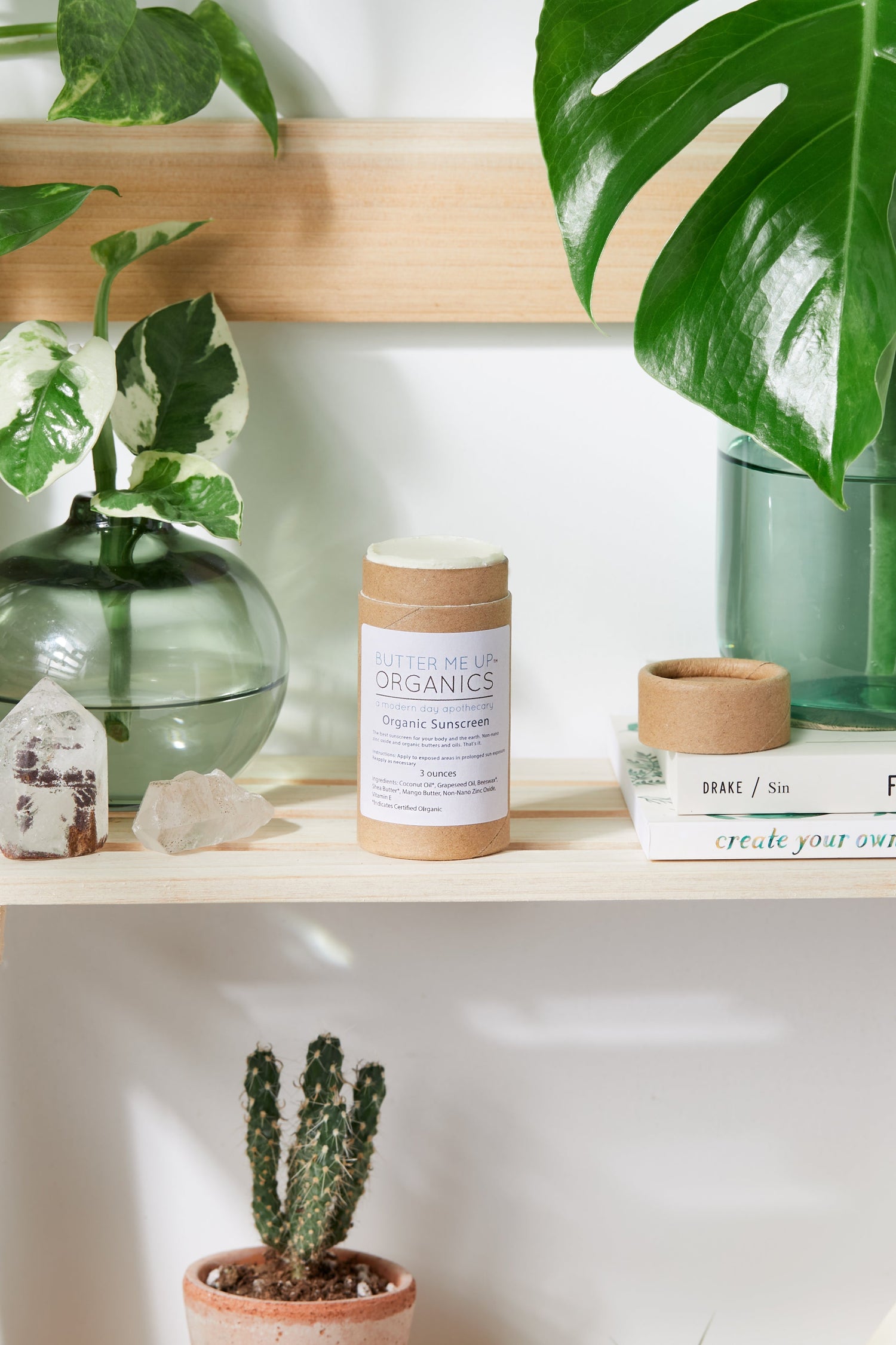 Natural Organic Sunscreen / Safe Sunscreen / Non-Nano Zinc Oxide Sunscreen / Sun Protection / Butter Me Up Organics by Butter Me Up Organics