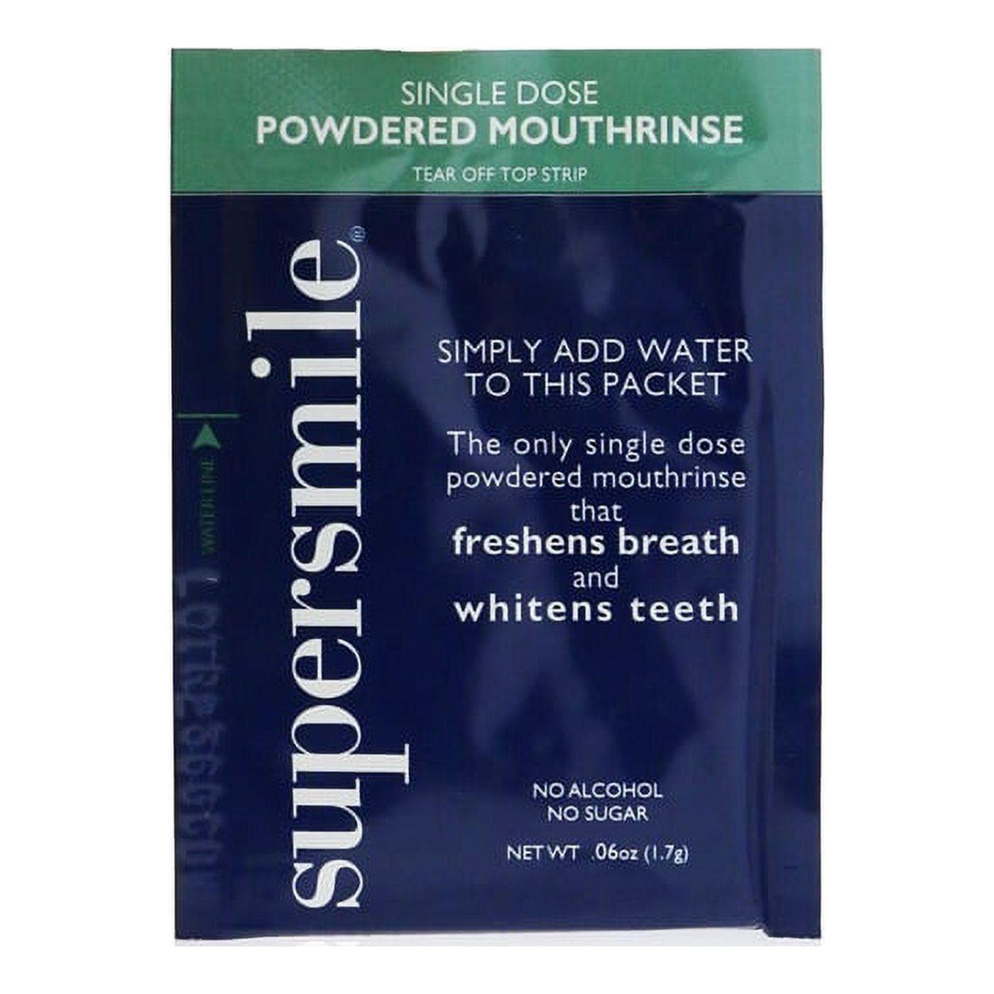 Supersmile Single Dose Powdered Mouthrinse (No Alcohol/Sugar) 60x1.7g by Pasteur Pharmacy
