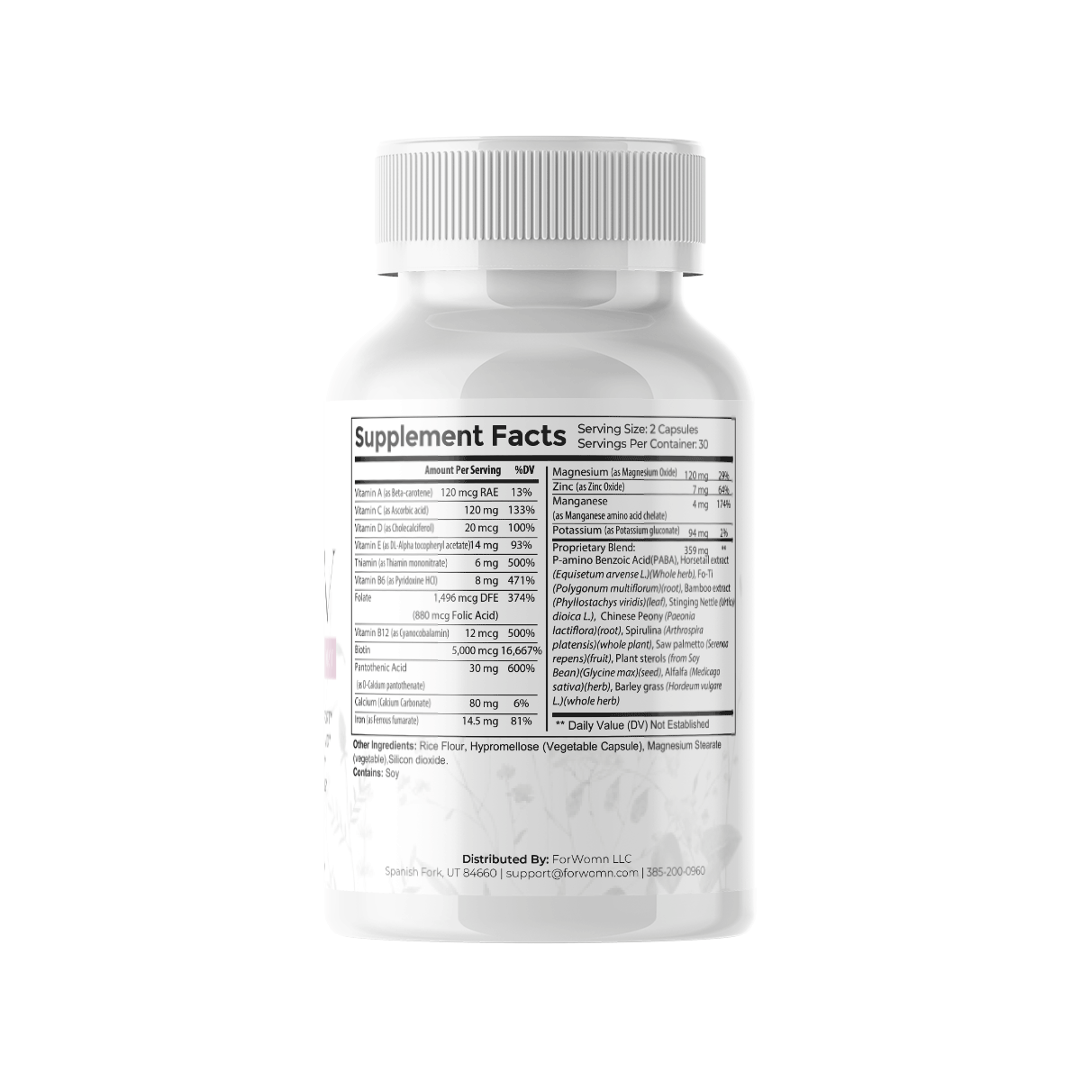 Glow Hair, Skin, and Nail Support Supplement by ForWomn | Women&