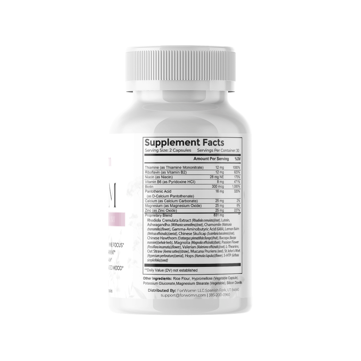 Calm Daily Stress Support Supplement by ForWomn | Women&