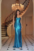 Nox Anabel T1499 Dress Strapless Metallic Satin Fitted Gown by DiscountDressShop