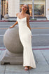 Astee T2008W Fitted Spaghetti Strap Open Back with Lace Detail Gown by DiscountDressShop