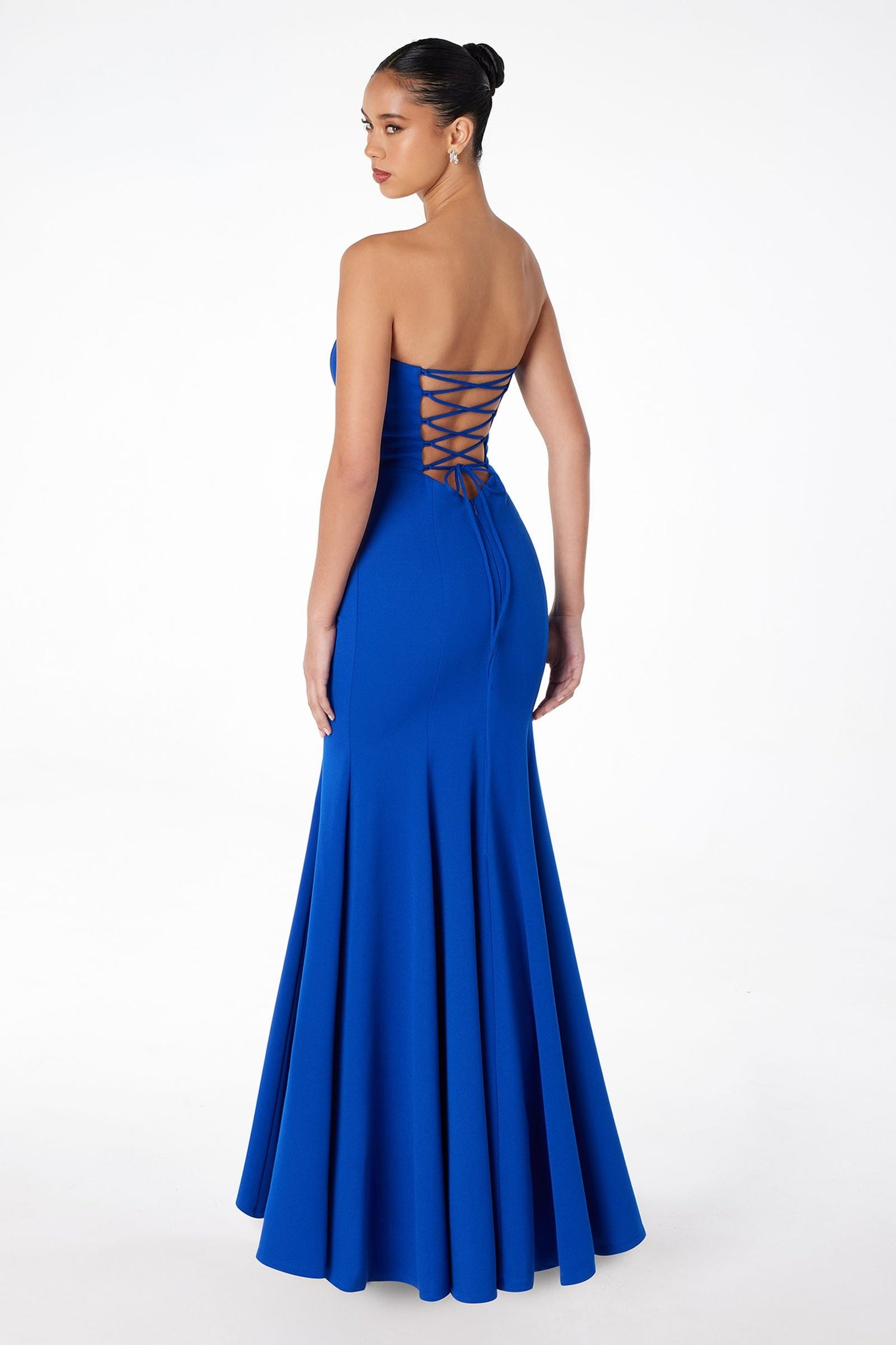 Astee T2010 Fitted Strapless Mermaid Gown by DiscountDressShop
