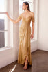 Ladivine Amoris T604 Off Shoulder Glitter Long Evening Gown by DiscountDressShop