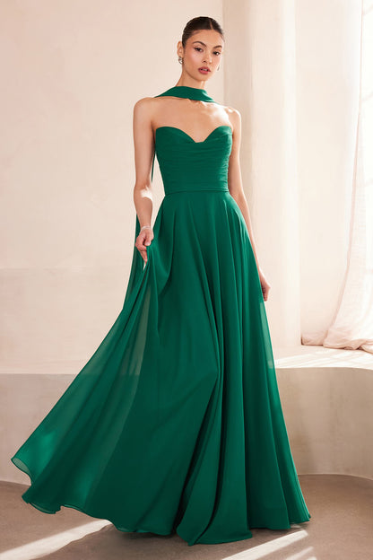 Ladivine Amoris T703 Dress Strapless A-Line Bridesmaid Gown by DiscountDressShop
