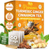 Premium Turmeric, Ginger, Cinnamon & Chamomile Flowers Tea | Improve Digestion, Support Brain, Weight, Skin and Sleep, Eco-Conscious Tea Bags by FreshDrinkUS - Natural and Premium Herbal Tea