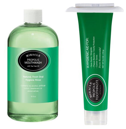 Holocuren Miracle Propolis Toothpaste 2-Pack, Tea Tree Oil, Fluoride-Free, 12.8 oz (2 x 6.4 oz) by HOLOCUREN - Official Website
