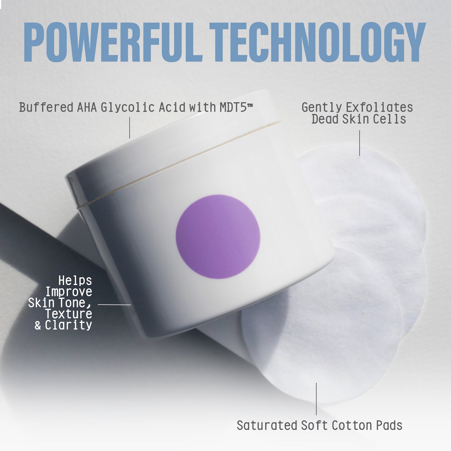 TRANSPORT Exfoliating Glycolic Acid Pads 50ct by Somme Institute