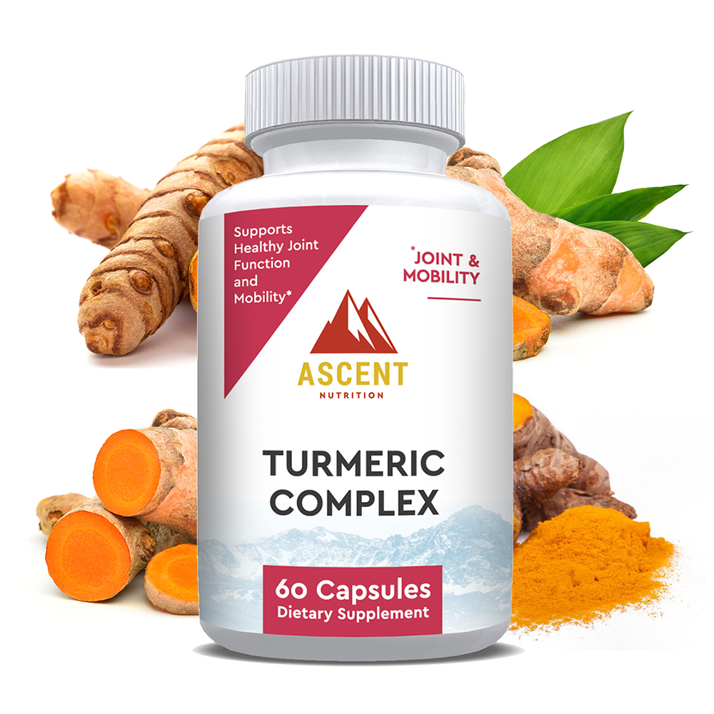Organic Turmeric Complex, 60 Capsules, 500 mg by Ascent Nutrition
