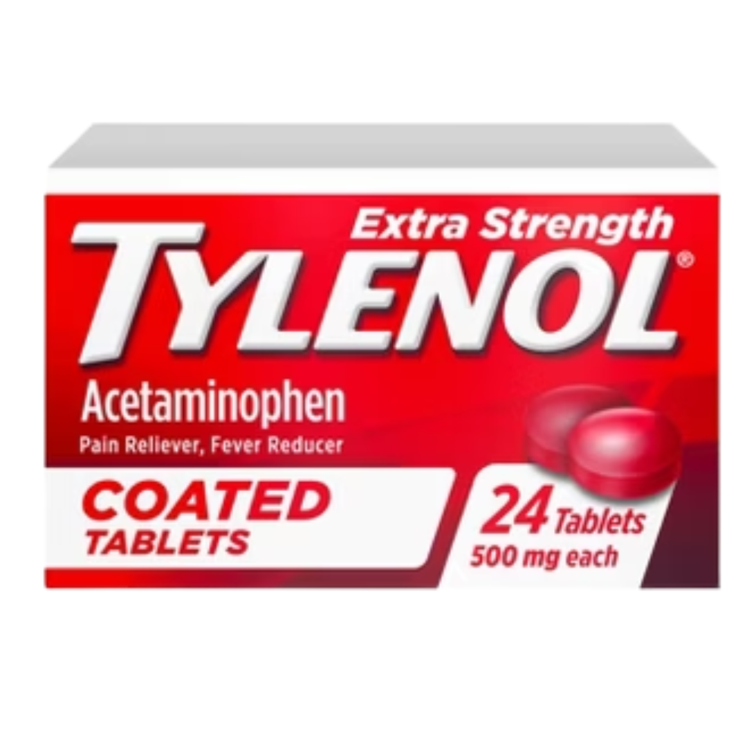 Tylenol Extra Strength 500 mg 24 ct Coated Tablets by Farmacias Savia