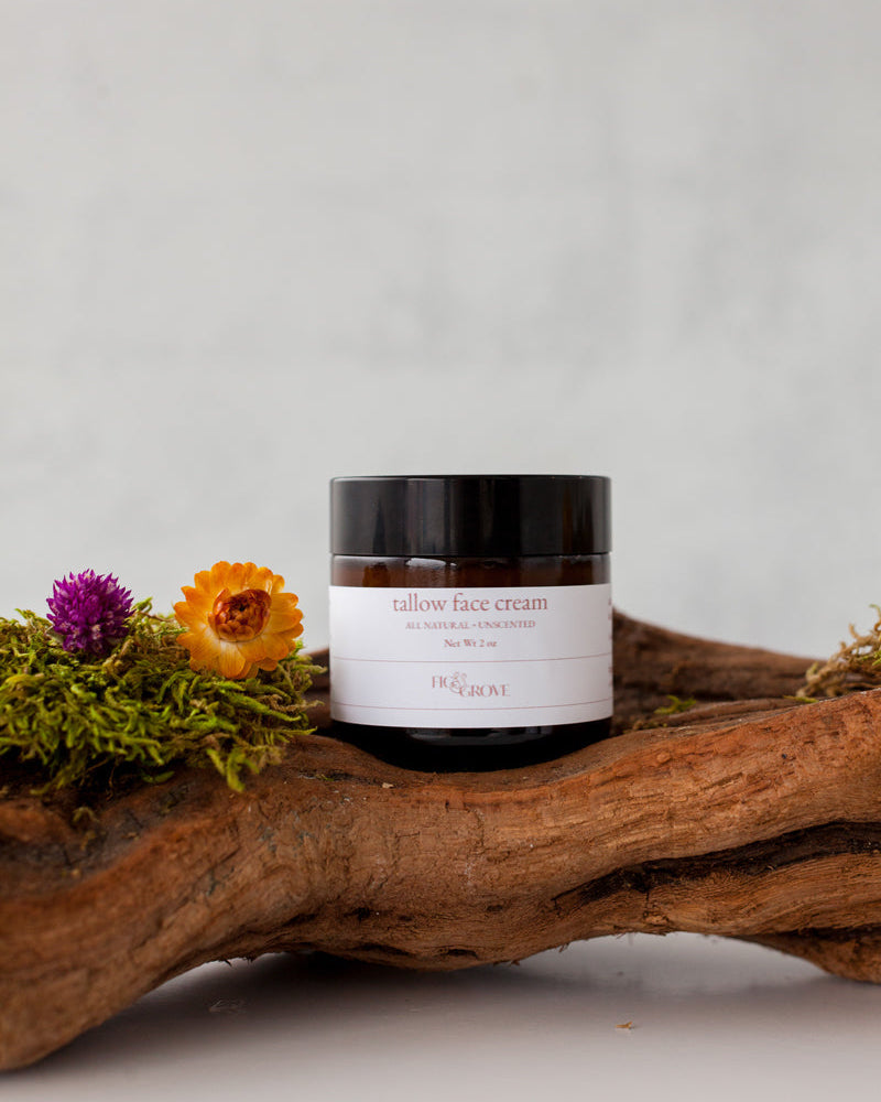Tallow Face Cream for Sensitive Skin by Fig &amp; Grove