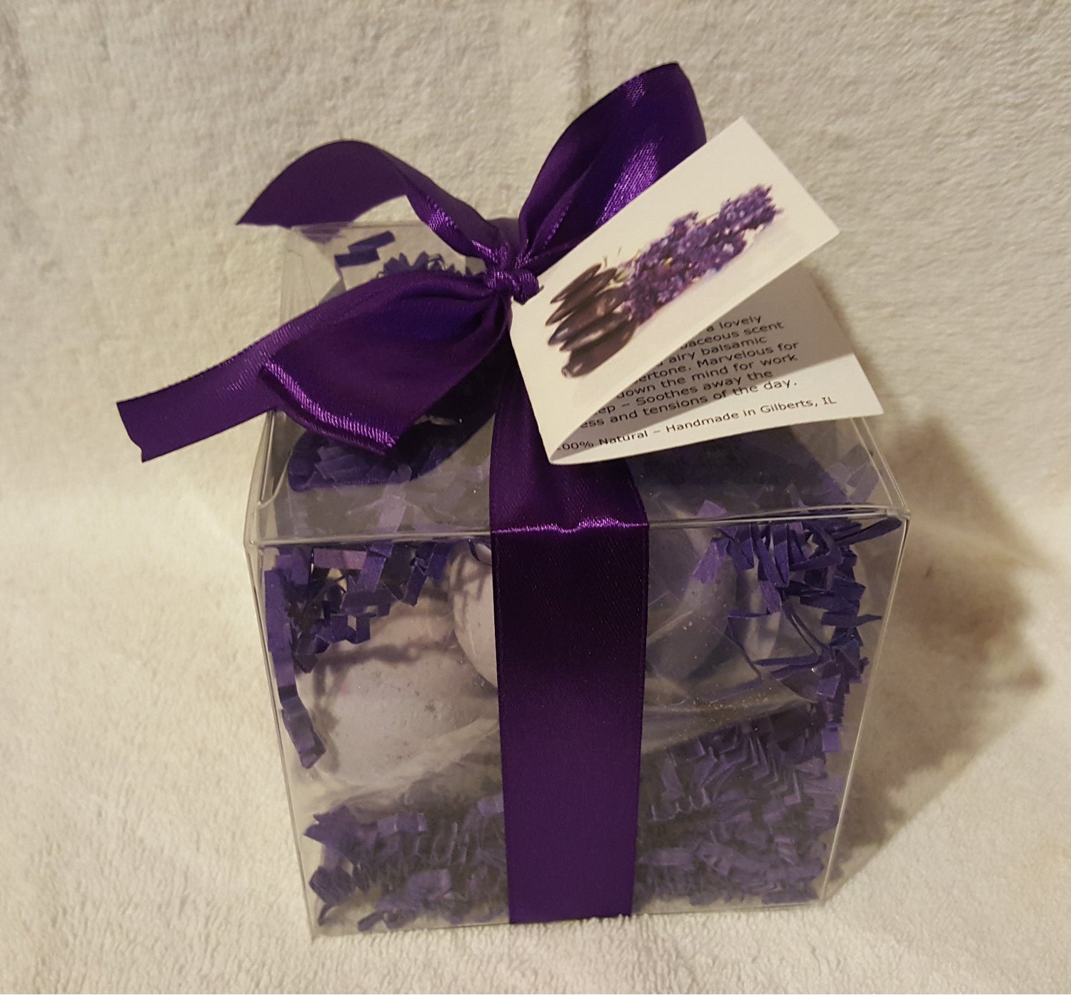 Tassie Lavender 14-pack Bath Bomb Gift Set by Spa Pure