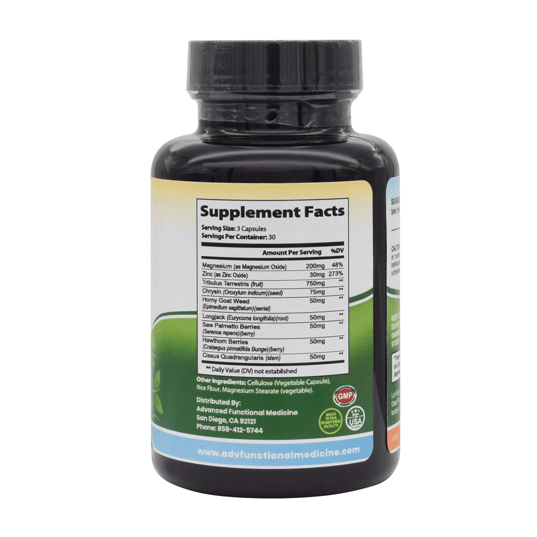 Testo Complex Plus (Testosterone booster) by Advanced Functional Medicine Supplements