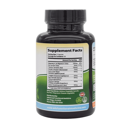 Male Vitality Support Package (Ultimate E.D. and testosterone support for men) by Advanced Functional Medicine Supplements