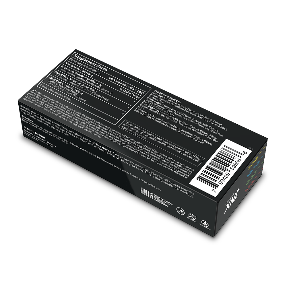 The Curse! Pre-workout Variety Pack by JNX Sports