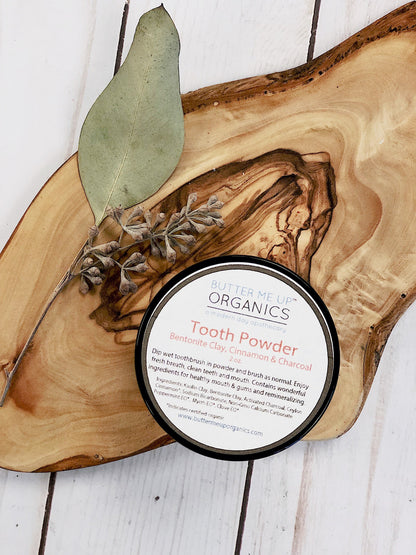 Tooth Powder / Toothpaste / Organic Tooth Powder / Organic Tooth Paste/ Organic Toothpaste / Clay Tooth Paste / Remineralizing Tooth Powder by Butter Me Up Organics