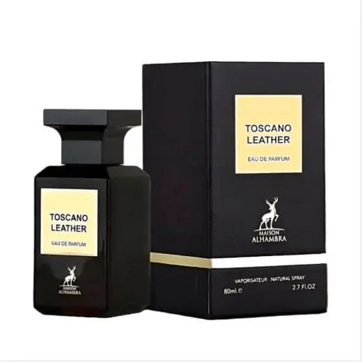 Toscano Leather By Maison Alhambra For Men 2.7 oz EDP Spray by perfumesandrea