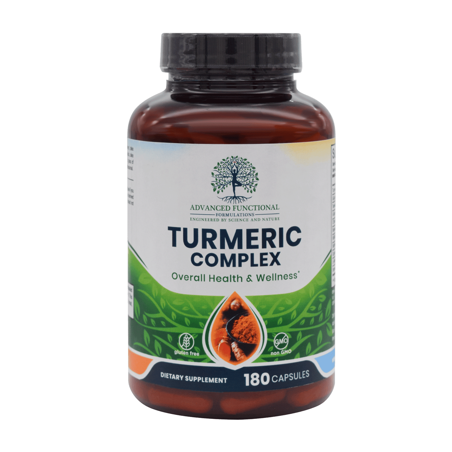 Turmeric Complex (may support inflammation and autoimmunity) 180 ct by Advanced Functional Medicine Supplements