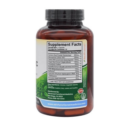 Turmeric Complex (may support inflammation and autoimmunity) 180 ct by Advanced Functional Medicine Supplements