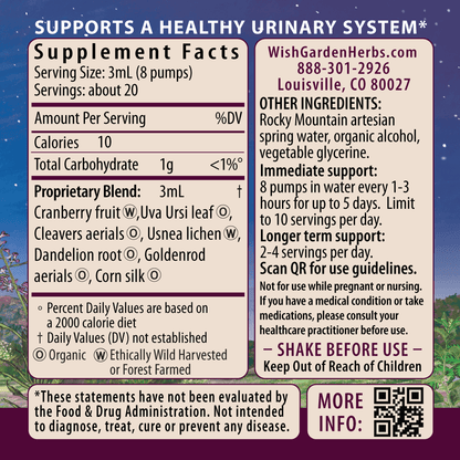 Urinary Strength, Active Support by WishGarden Herbs