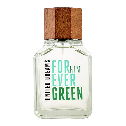 United Dreams Forever Green For Him By Benetton For Men 3.4 oz EDT Spray by perfumesandrea