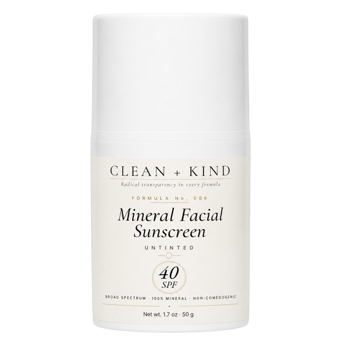 Daily Moisturizing Sunscreen – SPF 40 by Clean + Kind