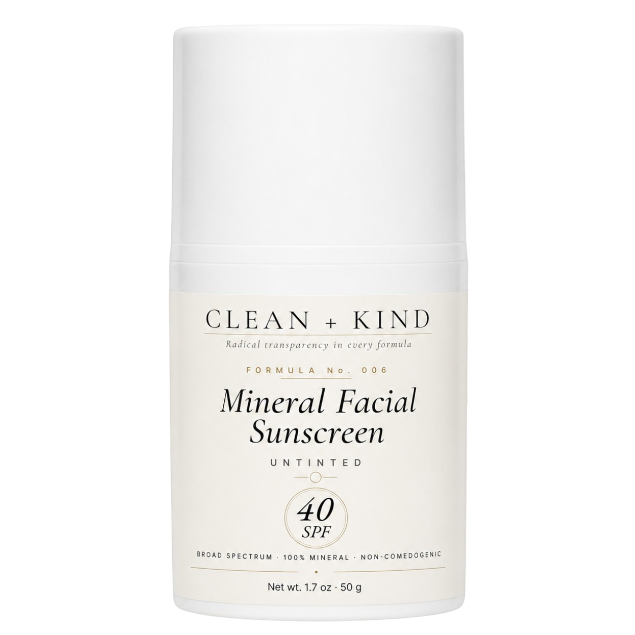 Daily Moisturizing Sunscreen – SPF 40 by Clean + Kind