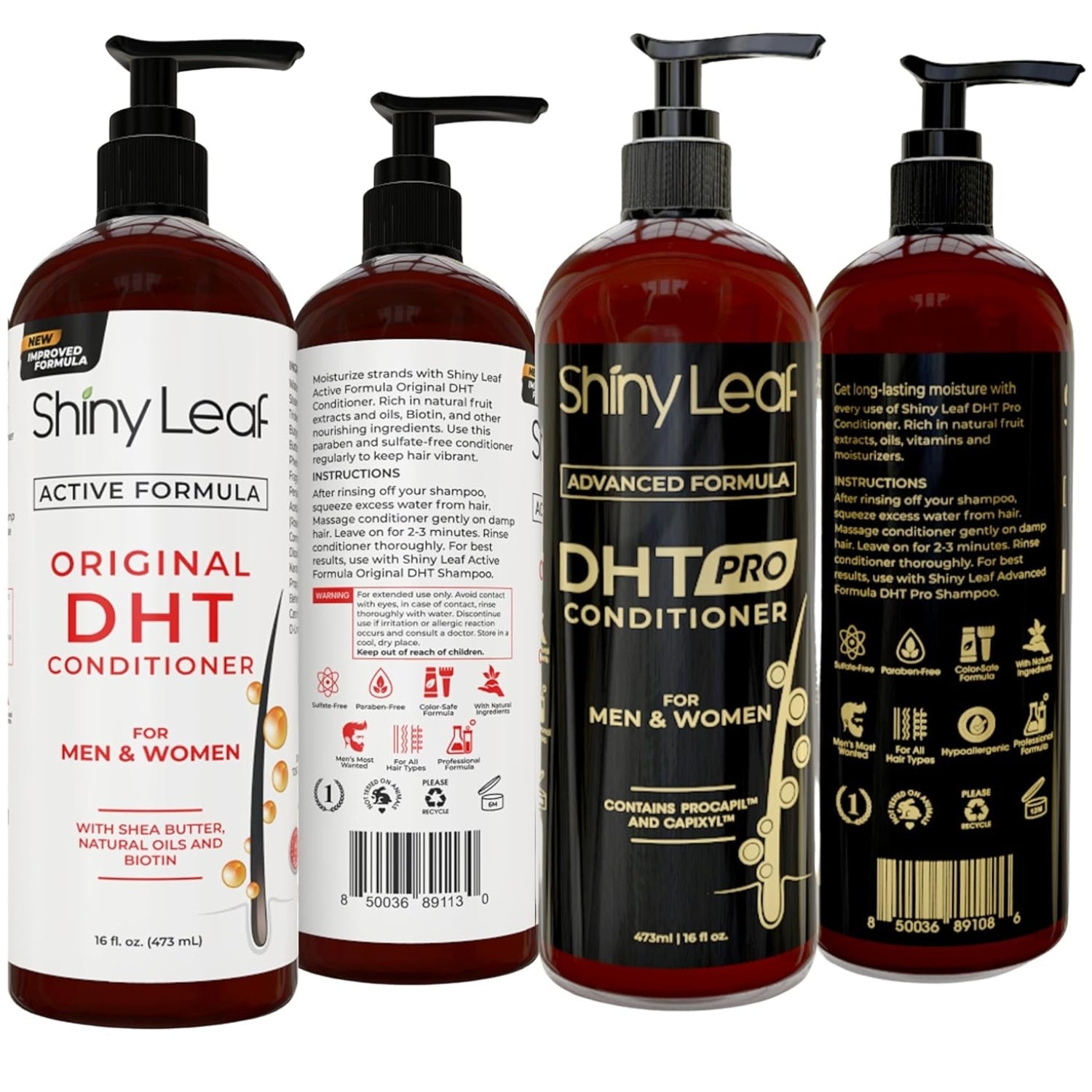 DHT Pro Conditioner and DHT Original Conditioner Bundle by Shiny Leaf