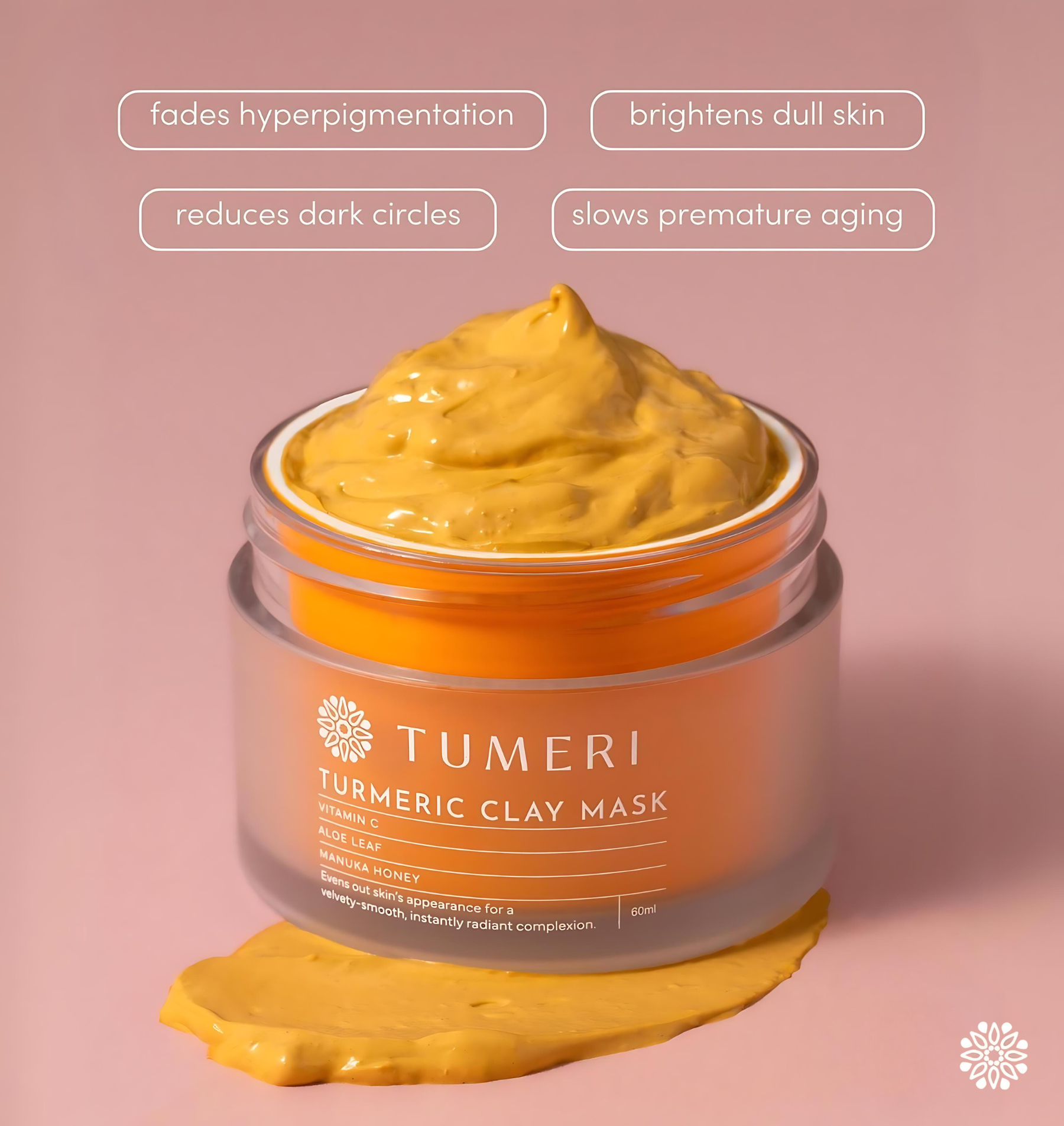 Turmeric + Vitamin C Clay Mask by TUMERI