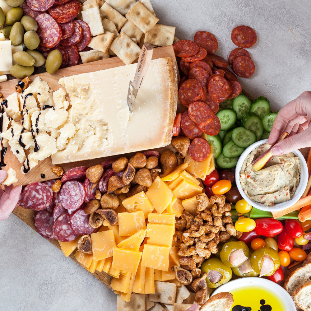 Fuhgettaboutit Cheese &amp; Charcuterie Gourmet Gift Crate by Di Bruno Bros.