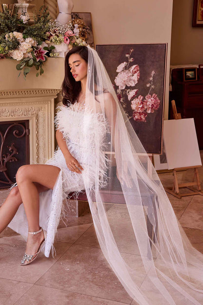 Sparkle Cathedral Veil by DiscountDressShop