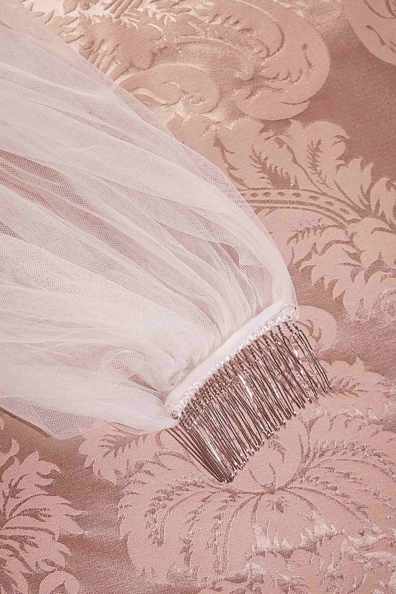 Floral Scalloped Lace Royal Veil by DiscountDressShop